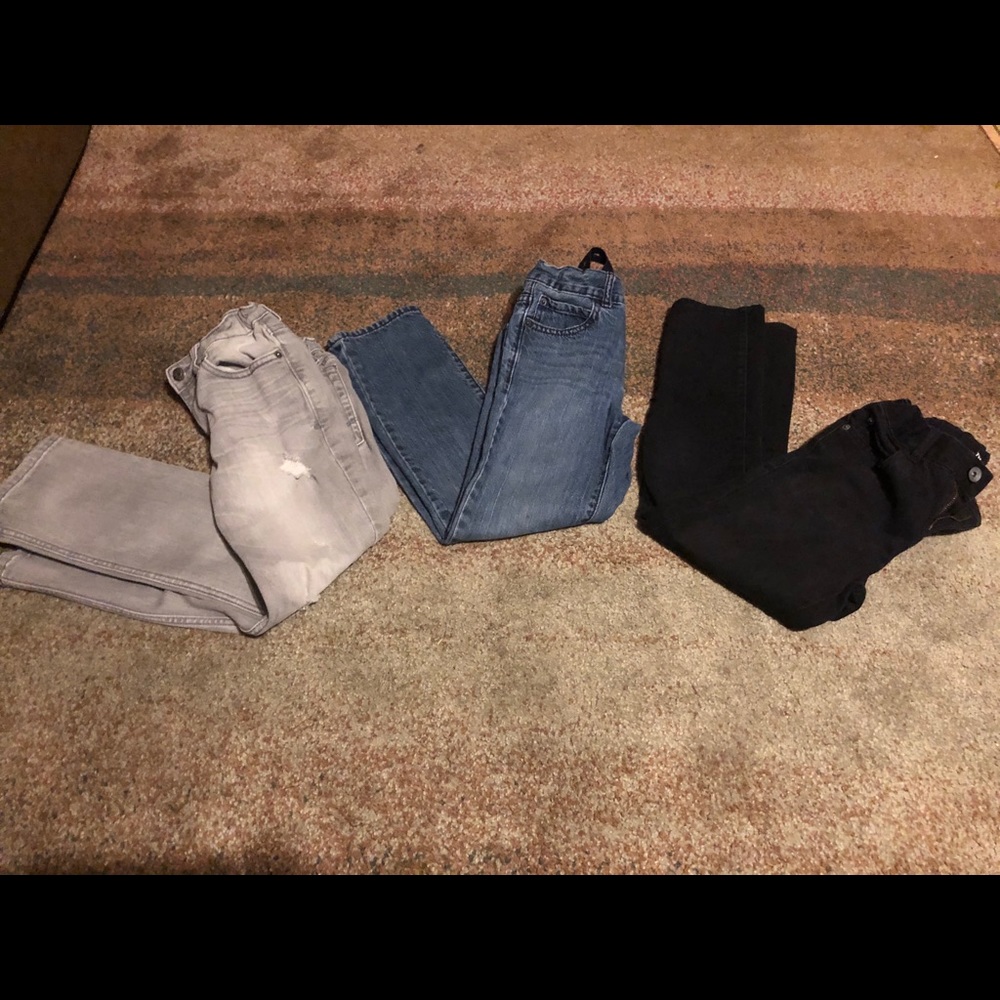 Boys’ Size 8 Jeans (3 pair)